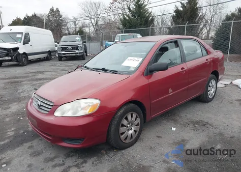 2004 Toyota Corolla Le из США, поврежденный, VIN 1NXBR32E64Z232573